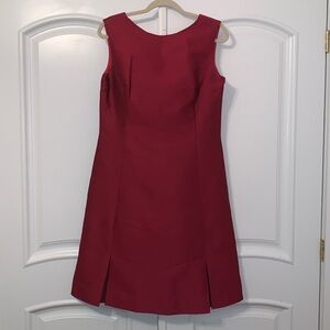 An Arkay Vintage A-Line Dress - Deep Pink Colour